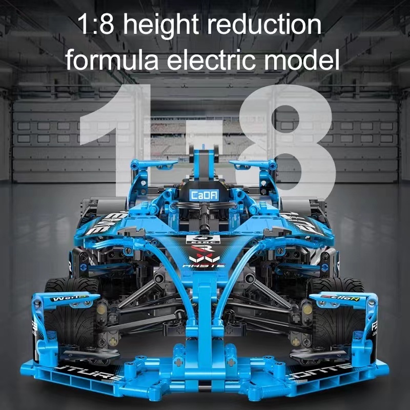Cada C64004 1667PCS 1:8 City Drift Racing Car Model Building Blocks Technical Super Sports Remote Control Vehicle Bricks Toys ship from China.