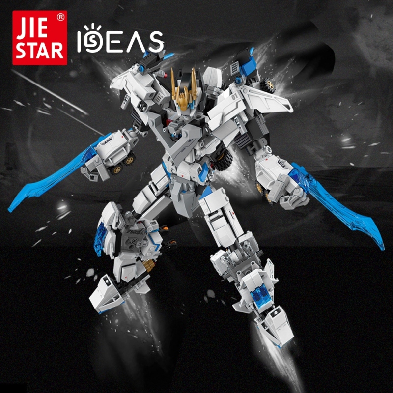 JieStar 69000 MOC Creator Super Deformed Robots 901pcs building blocks toys from China.