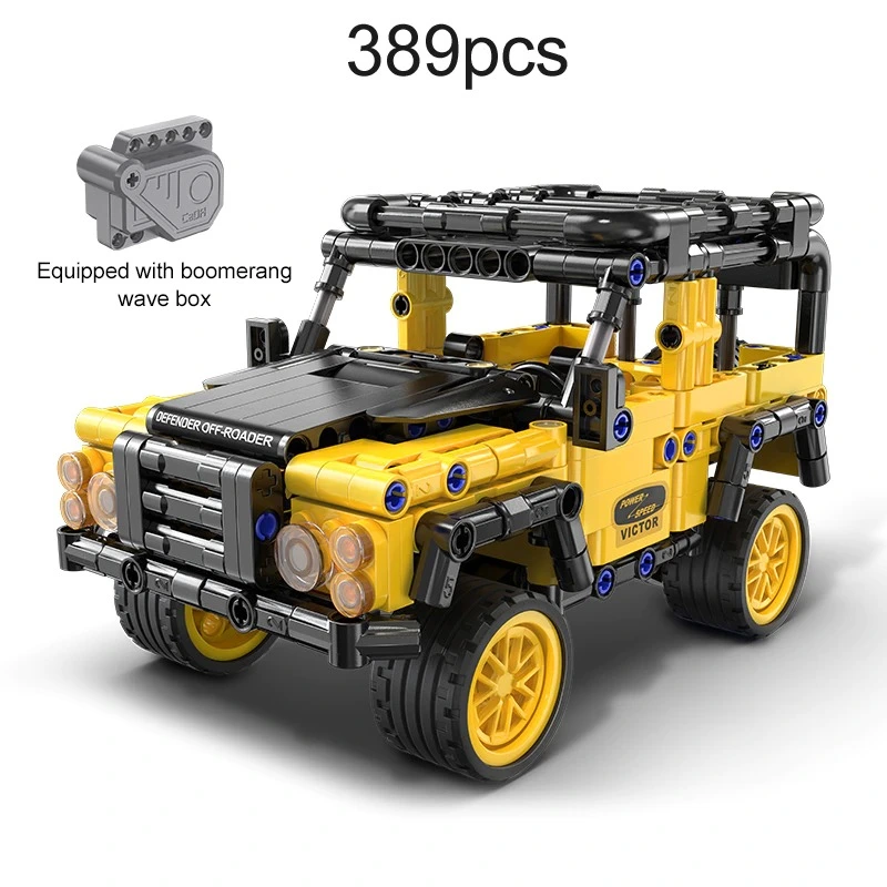 CaDa C52028 Technical Model 1:18 Defender Off-Roader building blocks 389pcs bricks toys without Motor ship from China.