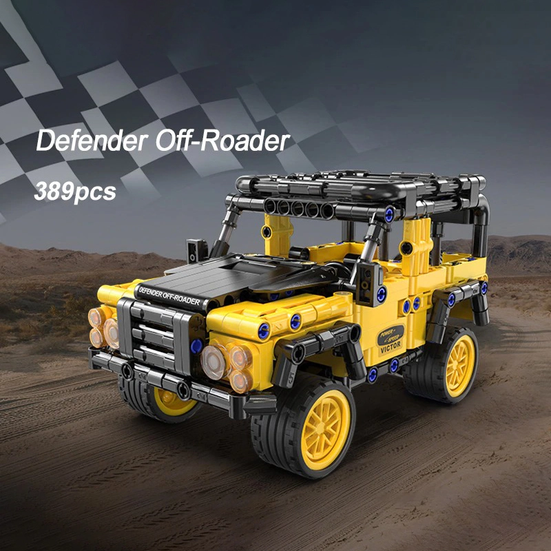 CaDa C52028 Technical Model 1:18 Defender Off-Roader building blocks 389pcs bricks toys without Motor ship from China.