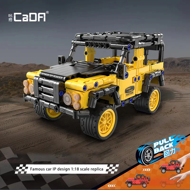 CaDa C52028 Technical Model 1:18 Defender Off-Roader building blocks 389pcs bricks toys without Motor ship from China.