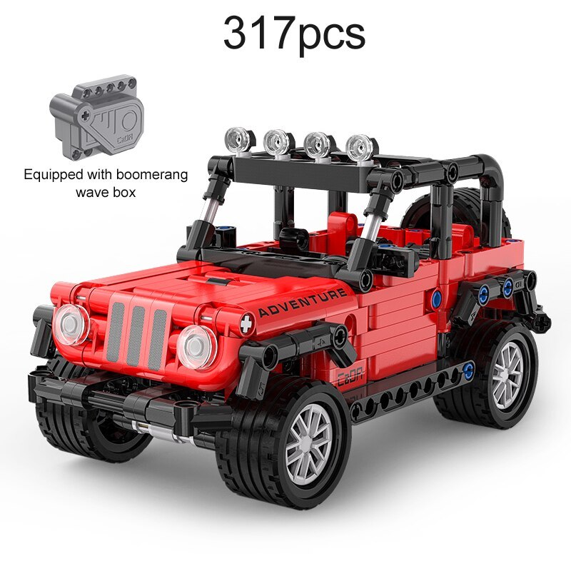 CaDa C52027 MOC Technical 1:18 Adventure Off-Roader model building blocks 317pcs without Motor toys ship from China.