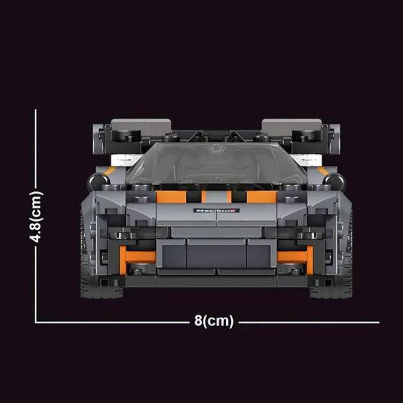 Mould King 27008 McLaren Senna Racers Speed Mini MOC Super Car Grey Building Block Brick 352pcs Ship from China