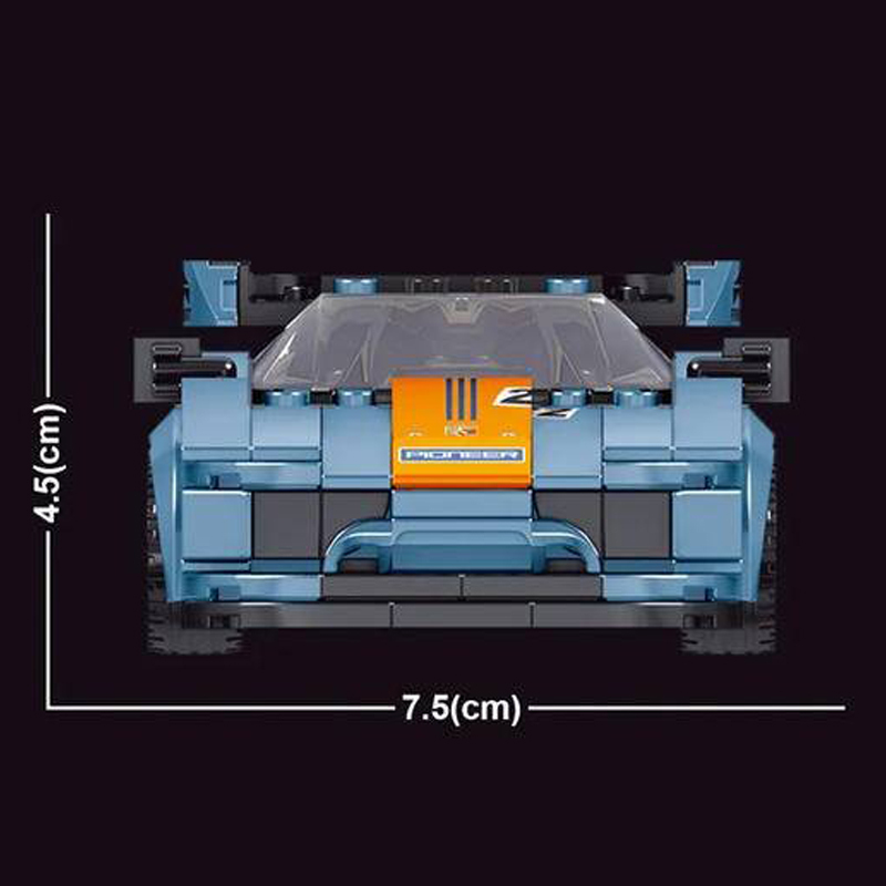 Mould King 27005 Porsch e 918 RSR Racers Speed MOC Super Car Mini Building Block Brick 330pcs Ship from China