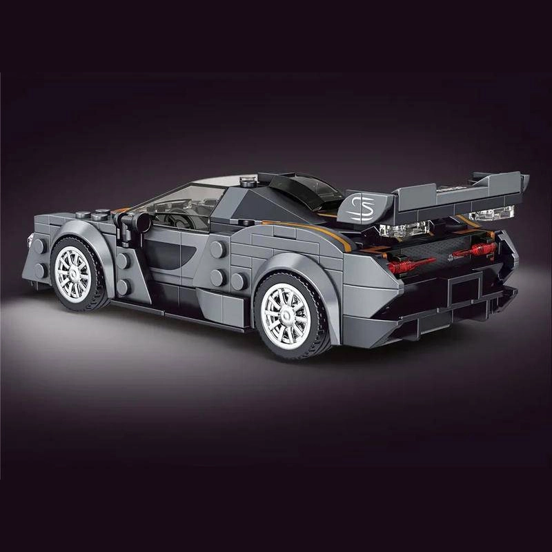 Mould King 27008 McLaren Senna Racers Speed Mini MOC Super Car Grey Building Block Brick 352pcs Ship from China