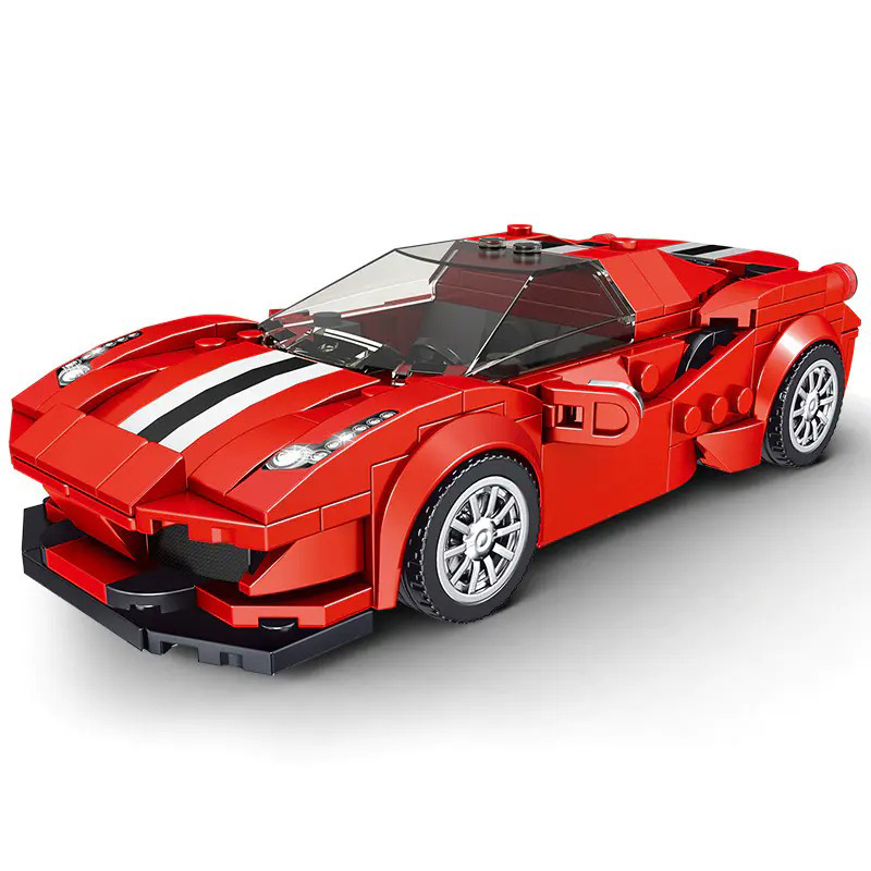 Mould King 27006 Ferrar i 488 GTB Racers Speed Super Mini Car Building Block Brick 329pcs Ship from China