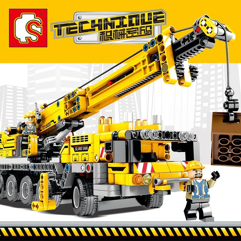 SEMBO 701800 Moc Technical Model Car Technique building blocks 665pcs bricks toys from China.