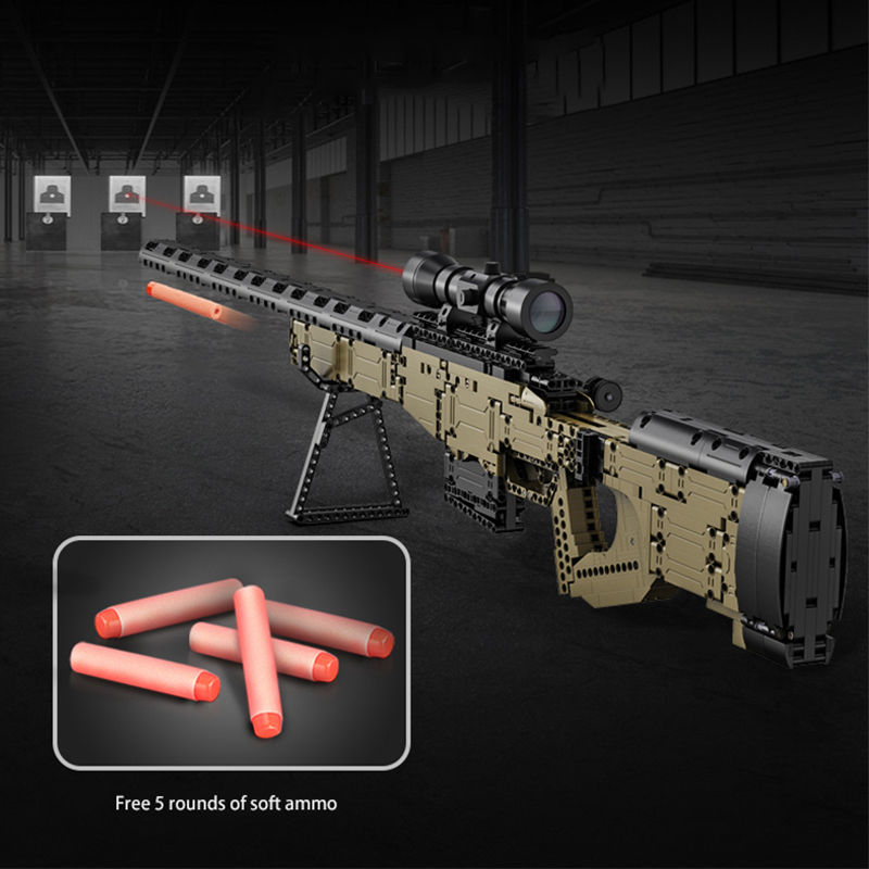 CaDa C81053W Moc Cool Military sniper Gun Building Blocks 978pcs bricks static version kids toys from China.