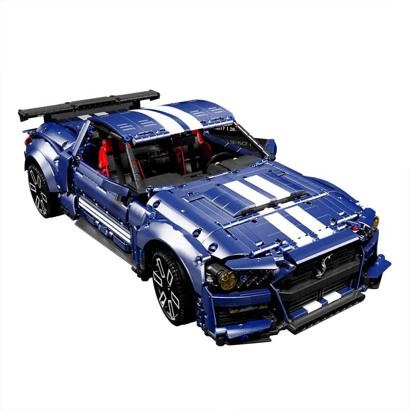 TaiGaole T5017A  Technical MOC Shelby Gt500 1:10 Car Model Building Blocks without Motor 2814pcs ship from China.