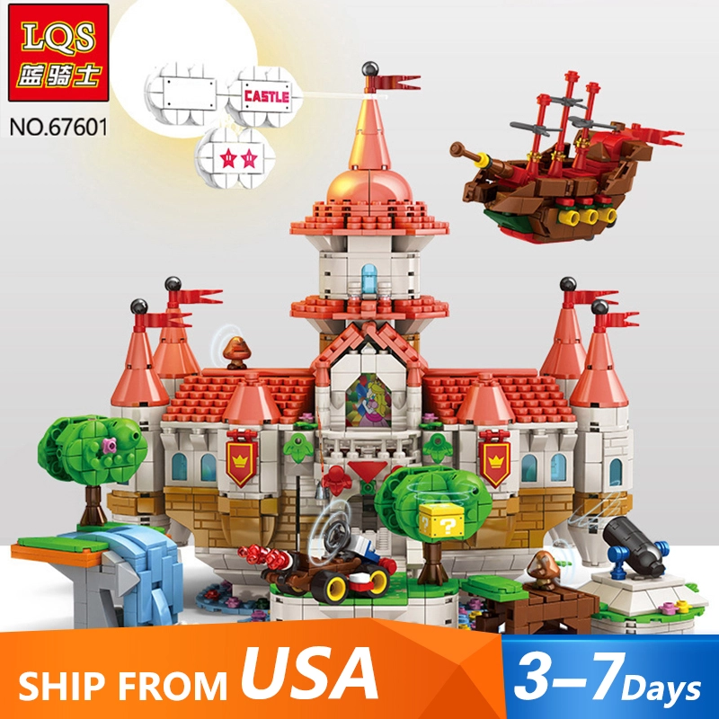 In stock LQS 67601 MOC Movie & Game Super Mario building blocks 2614pcs bricks toys ship from USA ware-house.