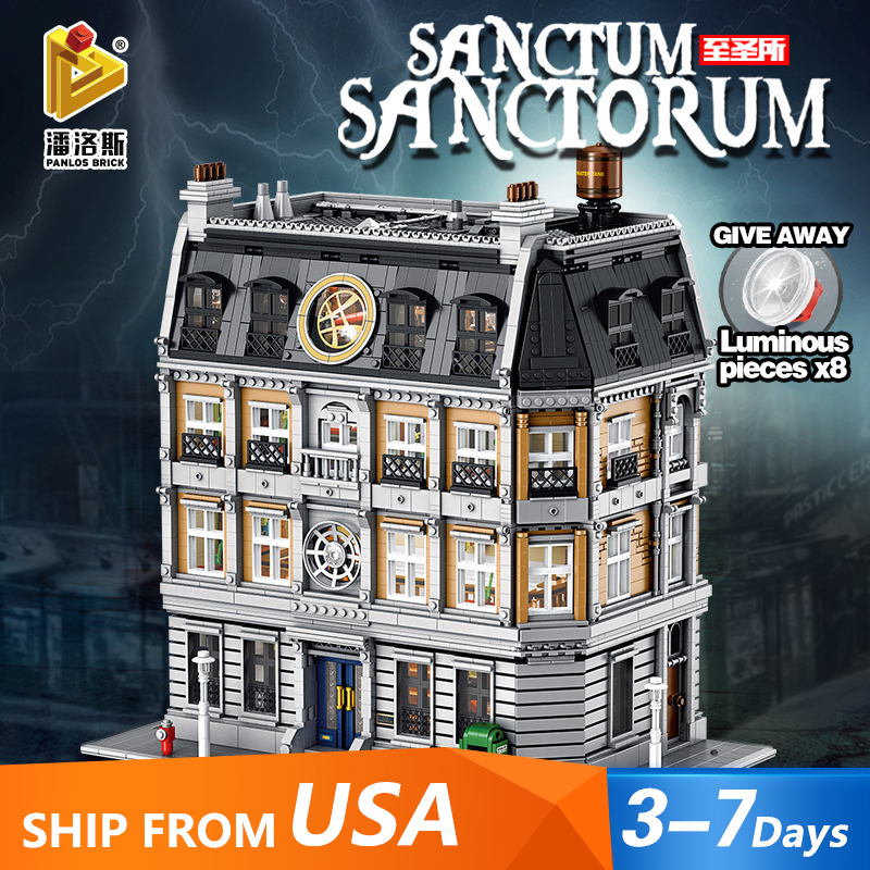 In stocks Panlos 613001 MOC Building Blocks Doctor Strange's Sanctum Sanctorum Super heroes 6040pcs bricks ship from USA ware-ho