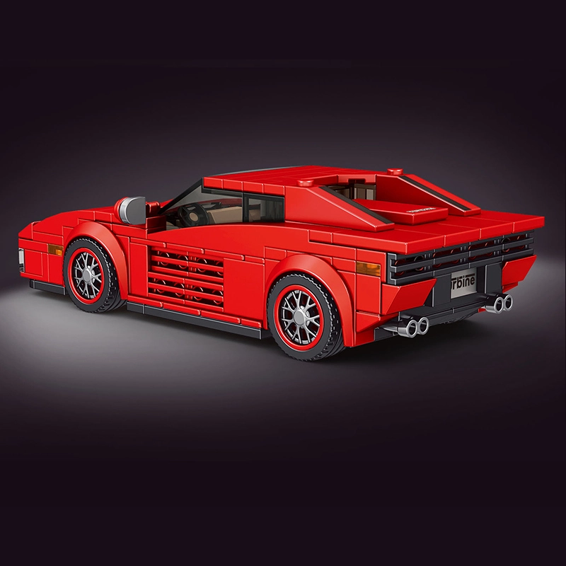 Mould King 27012 Ferrar i Testarossa Technical Red Super Mini Car MOC Building Blocks 316ps ship from China