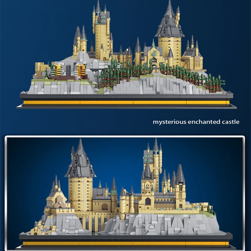 Mork 032102 Movie Series Magic Castle 7580pcs Model Assemble Kits Toys Building Blocks Bricks Ship Frm Europe 3-7 Days Delivery