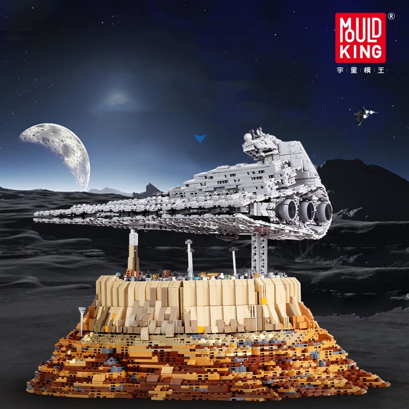 Mould King 21007 MOC Movie Game Star Wars The Empire over Jedha City Building Blocks 5162pcs Bricks ship from Europe.