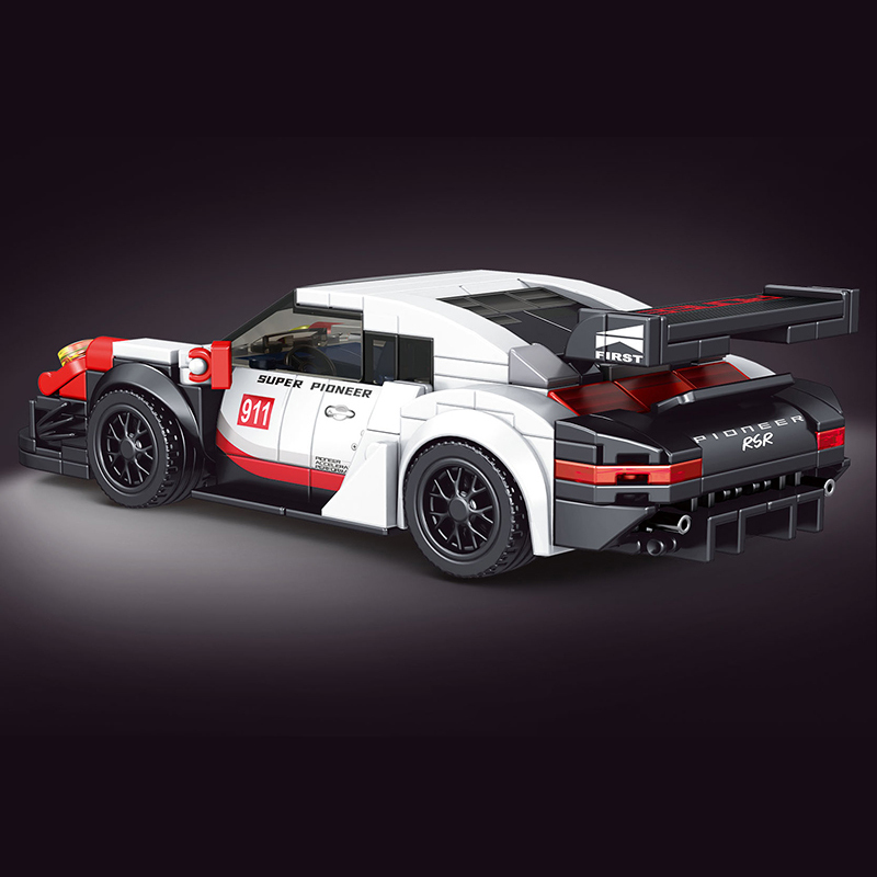 Mould king 27010 Porsch e 911 rsr Speed Mini Car Model Building Blocks 349pcs brick ship from China
