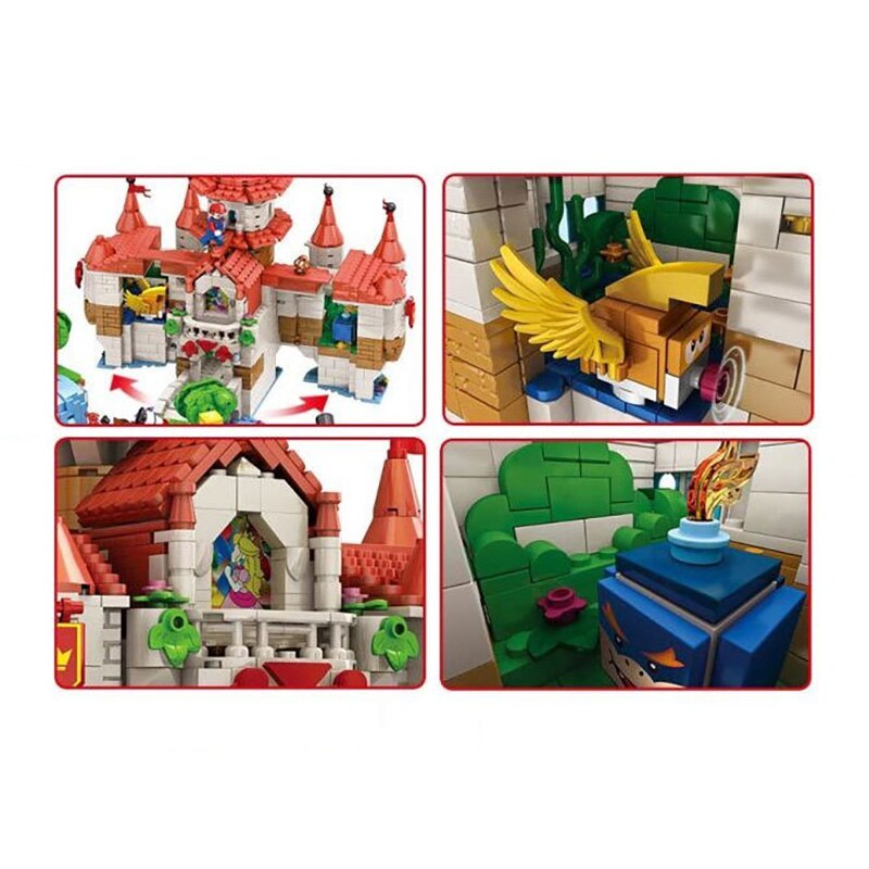 LQS 67601 MOC Movie & Game Super Mario Building Blocks 2614pcs Bricks Toys Ship From Europe 3-7 Days Delivery