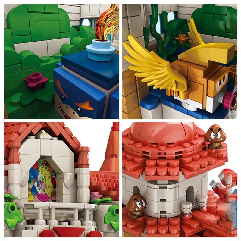 LQS 67601 MOC Movie & Game Super Mario Building Blocks 2614pcs Bricks Toys Ship From Europe 3-7 Days Delivery