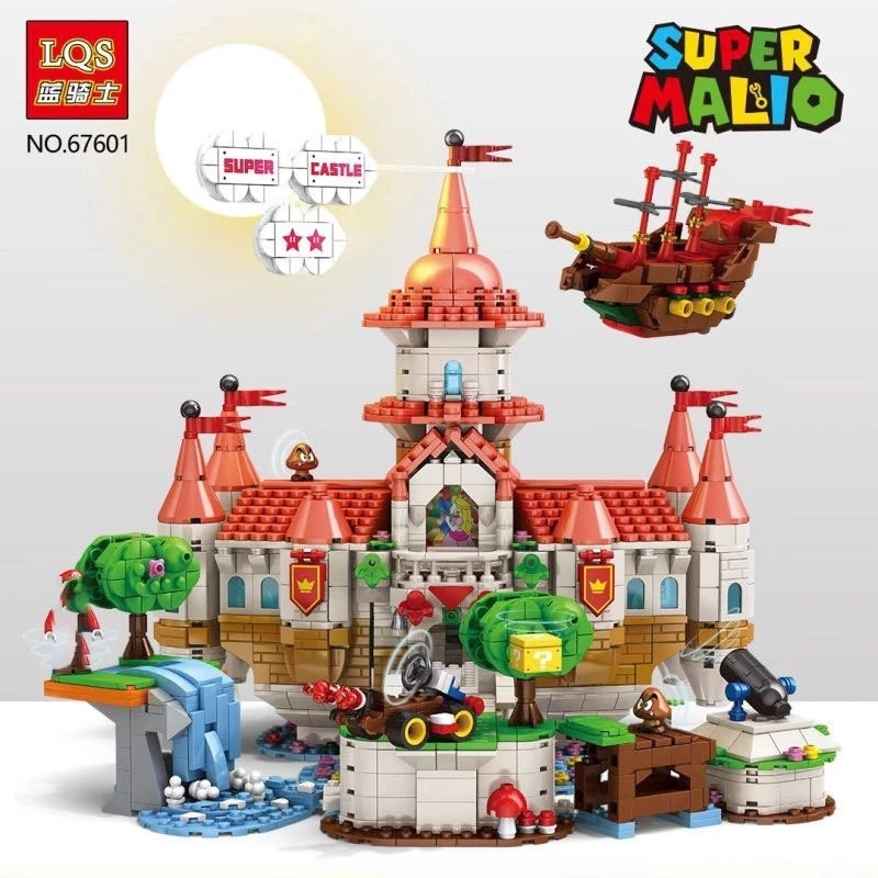 LQS 67601 MOC Movie & Game Super Mario Building Blocks 2614pcs Bricks Toys Ship From Europe 3-7 Days Delivery