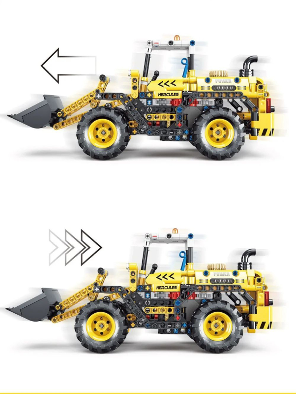 TaiGaoLe T3038 Moc Technical Model Hercules Building Blocks 476pcs bricks bulldozer toys ship from China.