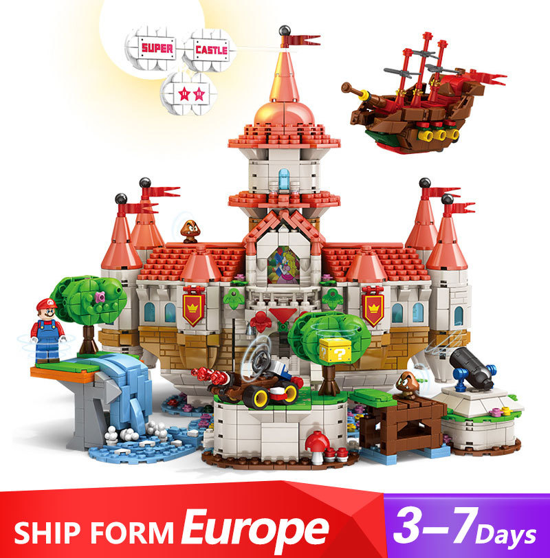 LQS 67601 MOC Movie & Game Super Mario Building Blocks 2614pcs Bricks Toys Ship From Europe 3-7 Days Delivery