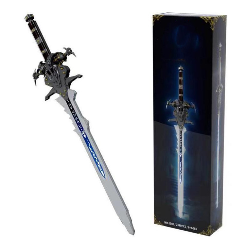 DK1500 Ideas Series The Frostmourne Model Building Blocks Set Classic MOC Paladin Sword 2349pcs Educational Toys Ship from China