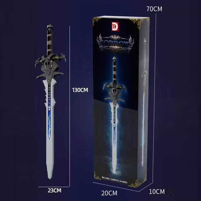 DK1500 Ideas Series The Frostmourne Model Building Blocks Set Classic MOC Paladin Sword 2349pcs Educational Toys Ship from China