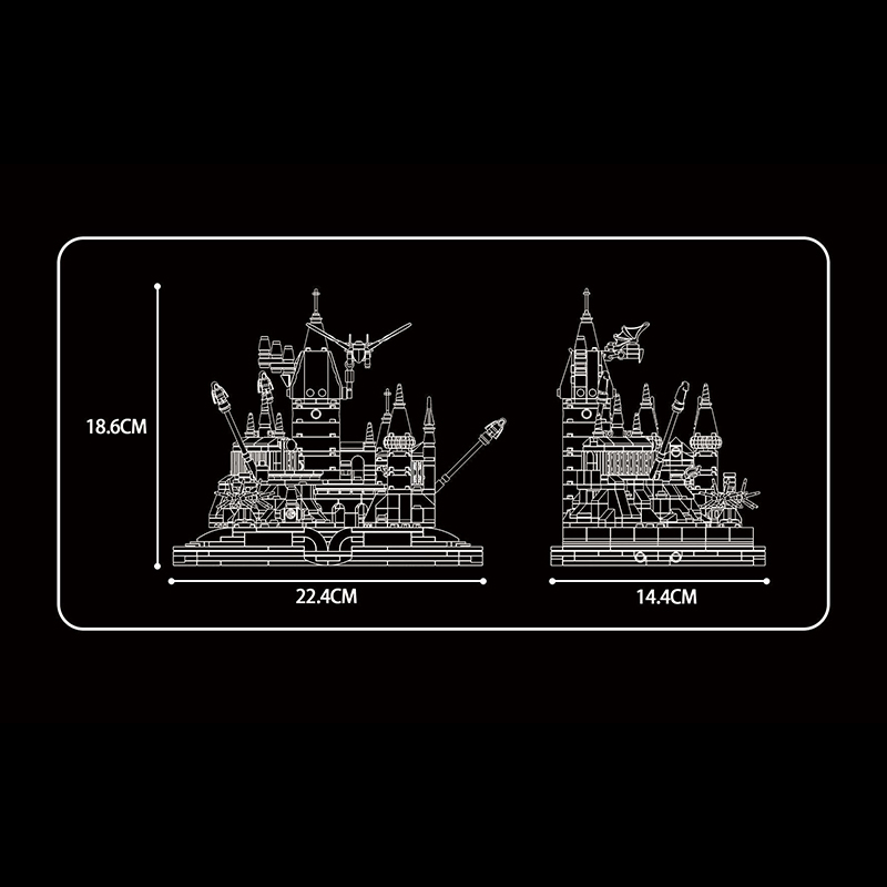 MJI 13010 MOC Idea Magic Castle Book Building Blocks 727pcs toys bricks from China.