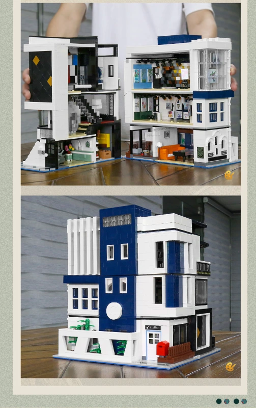 MOULDKING 16043 City Art Gallery Showcase building blocks 3536pcs bricks Toys Ship from Europe.