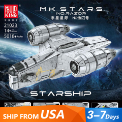 Mould King 21023 The Razor Crest Star Wars US Warehouse Express