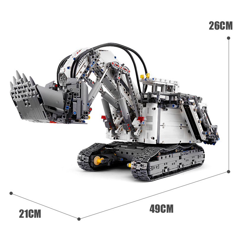 MouldKing 13130 Technic Series RH400 Mining Excavator APP Electric Remote Control Building Blocks 4062pcs Brick toys MOC-1874  From China