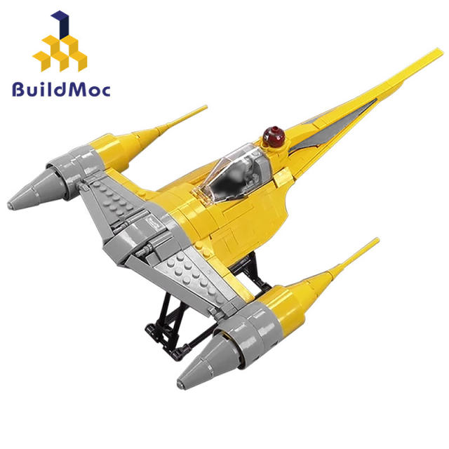 BuildMoc 13997 Moc Custom Star Wars Sets N-1 navigation fighter Building Blocks ship from China.(PDF Instrcution Version).