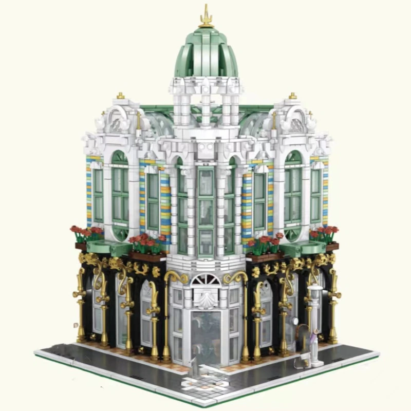 QL00957 MOC City Street Mini Modular Minerals Shop Building Blocks 3115pcs bricks Toys Gift From China.