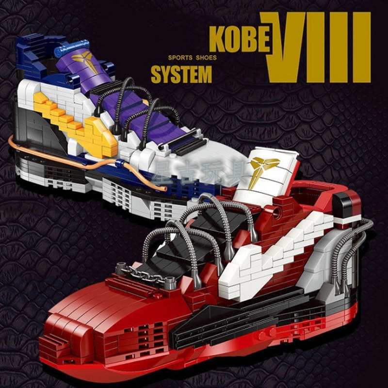 PRCK 69960 69959 limited edition model building blocks "Nike"Sports Shoes "KOBE" series Git toys from China