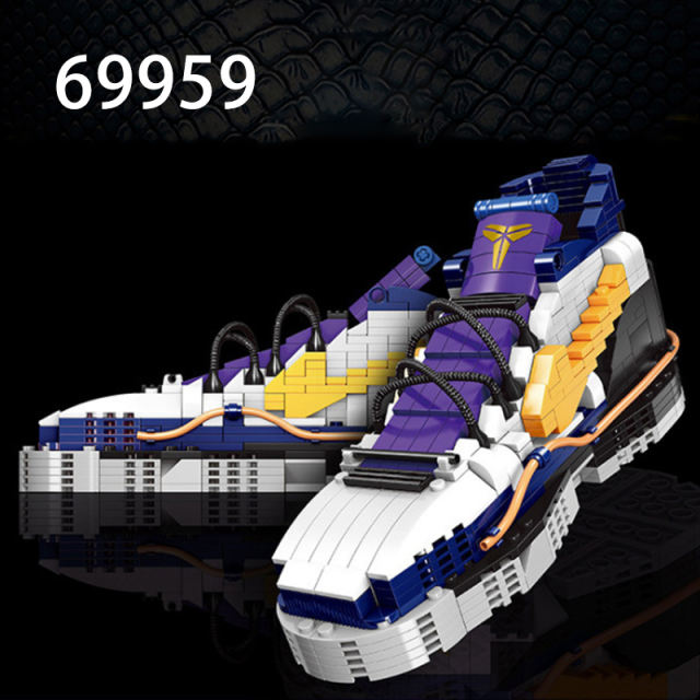 PRCK 69960 69959 limited edition model building blocks &quot;Nike&quot;Sports Shoes &quot;KOBE&quot; series Git toys from China