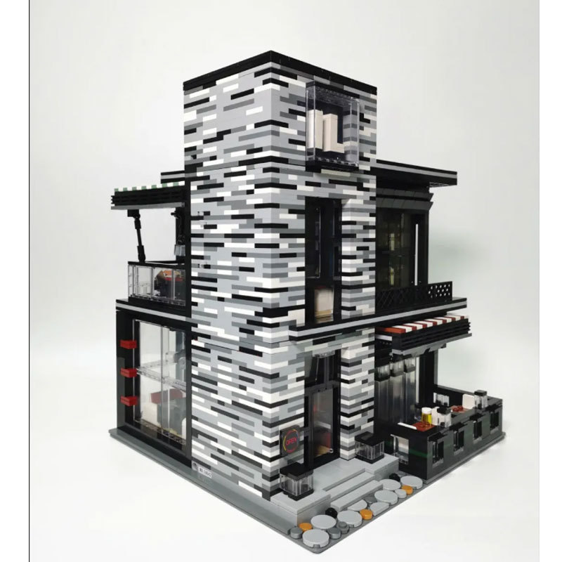 Mould King 16042 Street View Series Pub Restaurant Modula Building Blocks 3980pcs Bricks Toys Model Ship From USA 3-7 Days Delivery