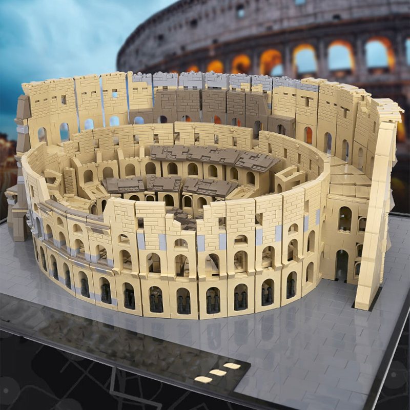 Mould King 22002 The Architecture Building Series Rome Colosseum Blocks 6466pcs Bricks Ship from Europe.
