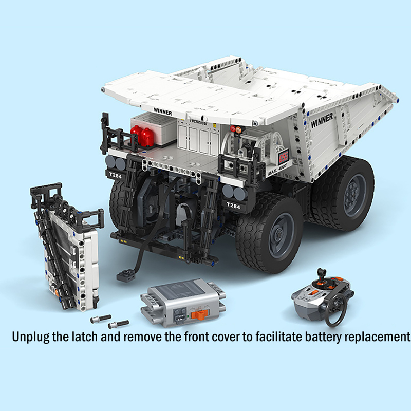 "Winner" 7120 Technic Mining Truck Building Blocks 1383pcs Bricks Toys ship from Europe.
