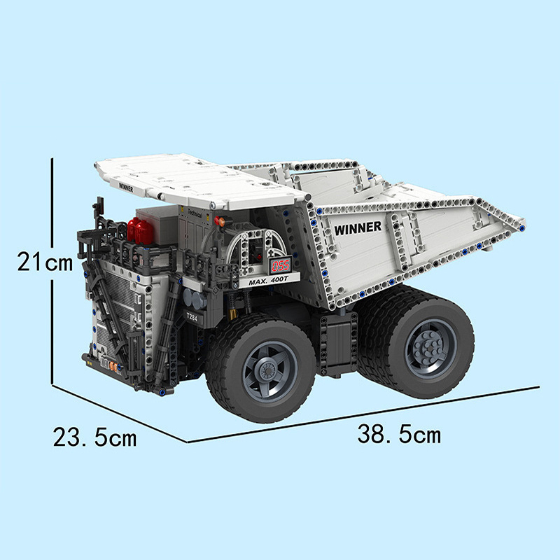 "Winner" 7120 Technic Mining Truck Building Blocks 1383pcs Bricks Toys ship from Europe.