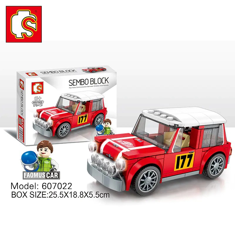 SEMBO 607021 - 607024 a series of FAMOUS Car Technic 4 Sets building building blocks Toys from China.