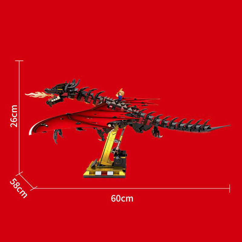 MJI 13003 Movie & Game The Lord of the Rings Dragon Smaug Model Building Blocks 1359pcs Bricks Toys From China