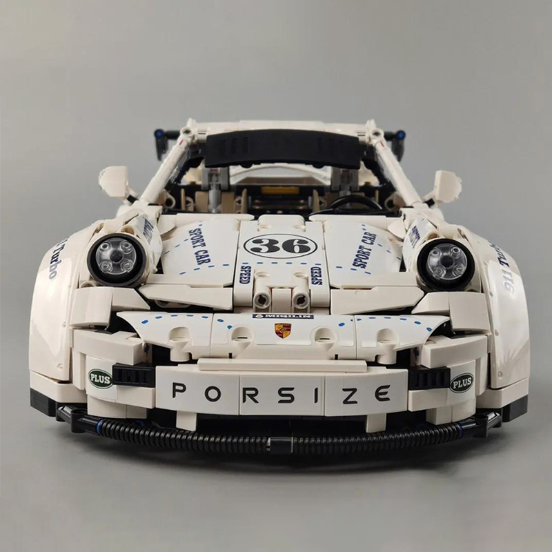 QC016 Technic ‘Porsche’ 911 Widebody Building Blocks 2525pcs Bricks Toys Without Motor Ship From Europe 3-7 Days Delivery