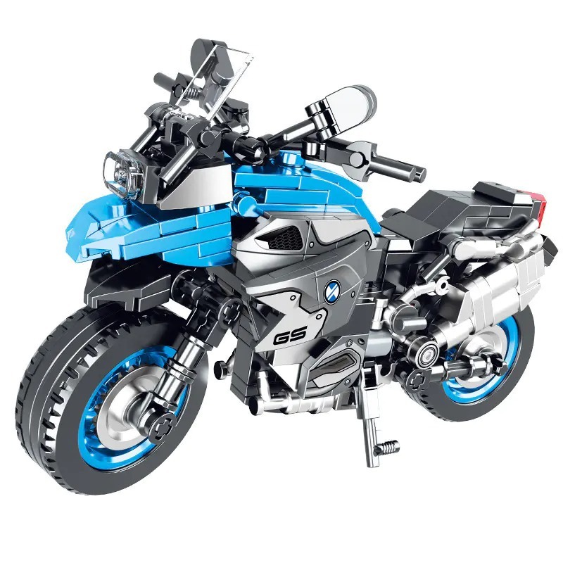 LWCK 80008-2 Technic MOC Racers BMW R 1200GS Motorcycle Model Building Blocks 322pcs Bricks Toys from China.