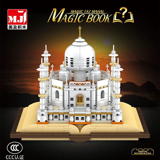 MJI 13012 Moc Movie Magic Book Idea Taj Mahal Building Blocks 768pcs Bricks Toys From China.