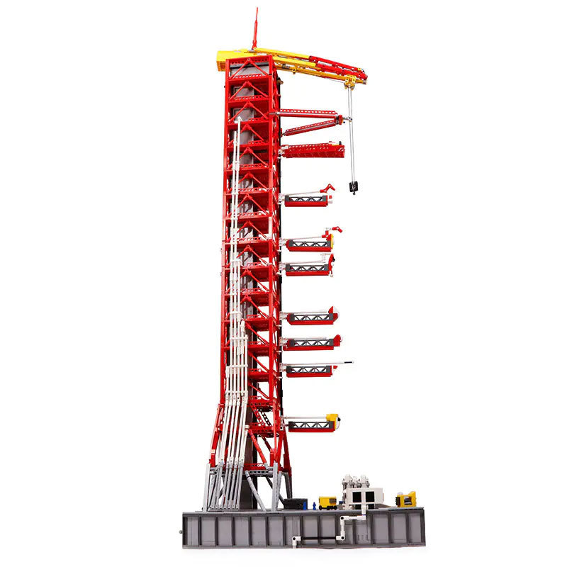 Mork 031003 Creator Expert Apollo Saturn V Launch Umbilical Tower Building Blocks 3561pcs Bricks Toys Model Ship From China
