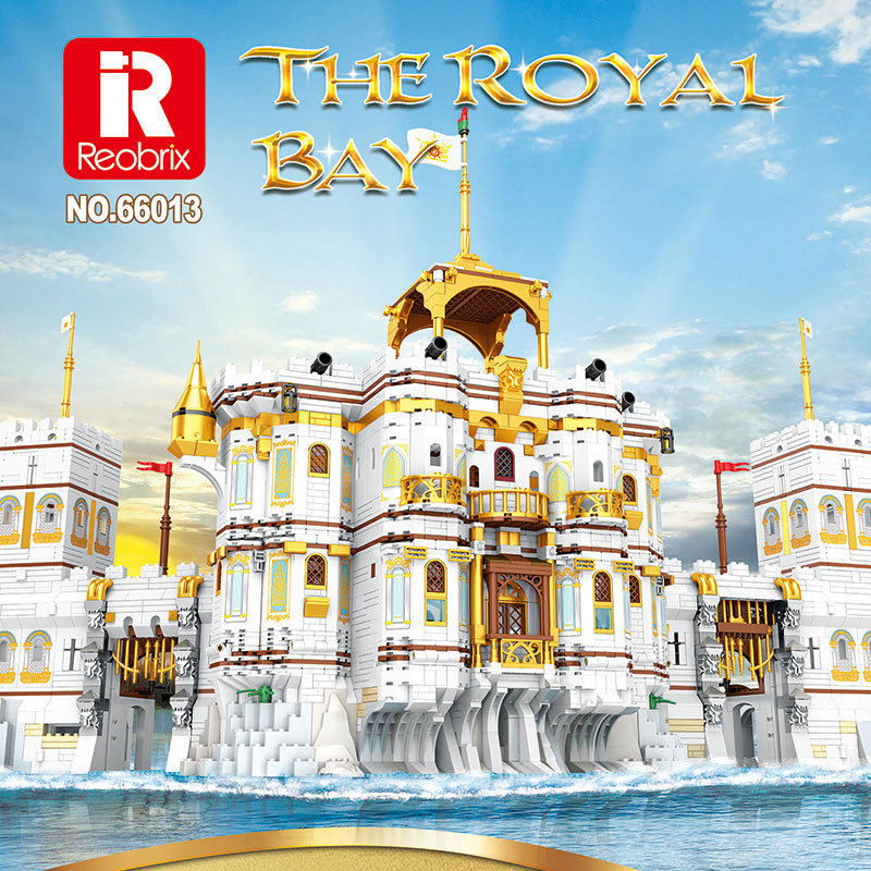 Reobrix 66013 City Street Pirates The Royal Bay Building Blocks 4168pcs Bricks Toys  from China.