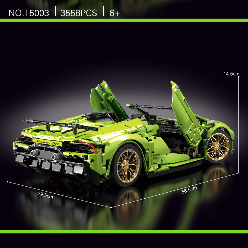 TaiGaoLe T5003 Technic ‘Lamborghini’ Huracan Evo ‘Spyder’ building blocks 3558pcs bricks Toys For Gift ship from China.