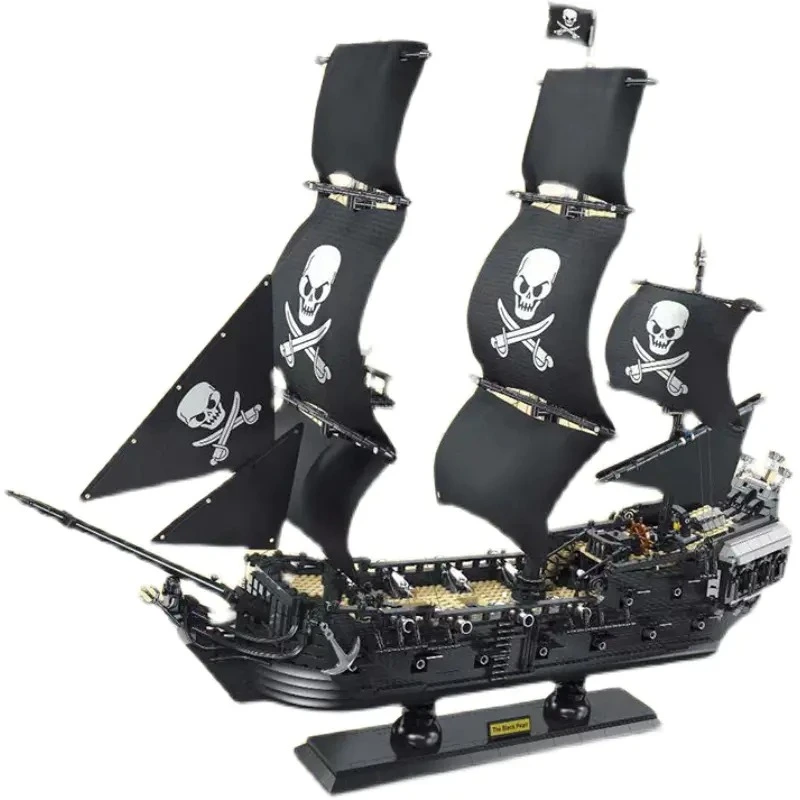 Dk6001 The Black Pearl Ship Pirate Moc Building Blocks 3423pcs Bricks Educational Toys from Europe 3-7 Working Days Delivery.