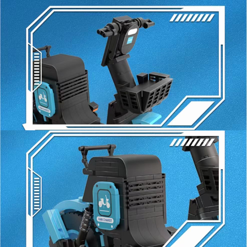 ZHEGAO QL00331 Mini Bricks Moc Technic HANI CHARIOT Building Blocks 287pcs Toys Ship From China.