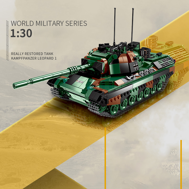 XINGBAO 06049 Military Series Kampfpanzer Leopard 1 Building Blocks 1145pcs Bricks From China.