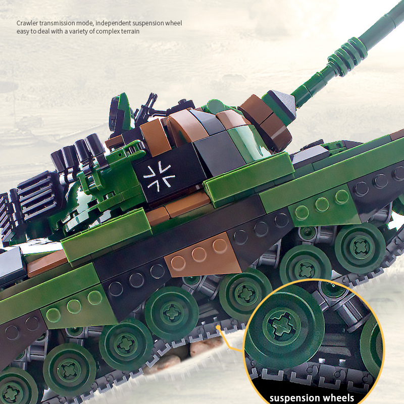 XINGBAO 06049 Military Series Kampfpanzer Leopard 1 Building Blocks 1145pcs Bricks From China.